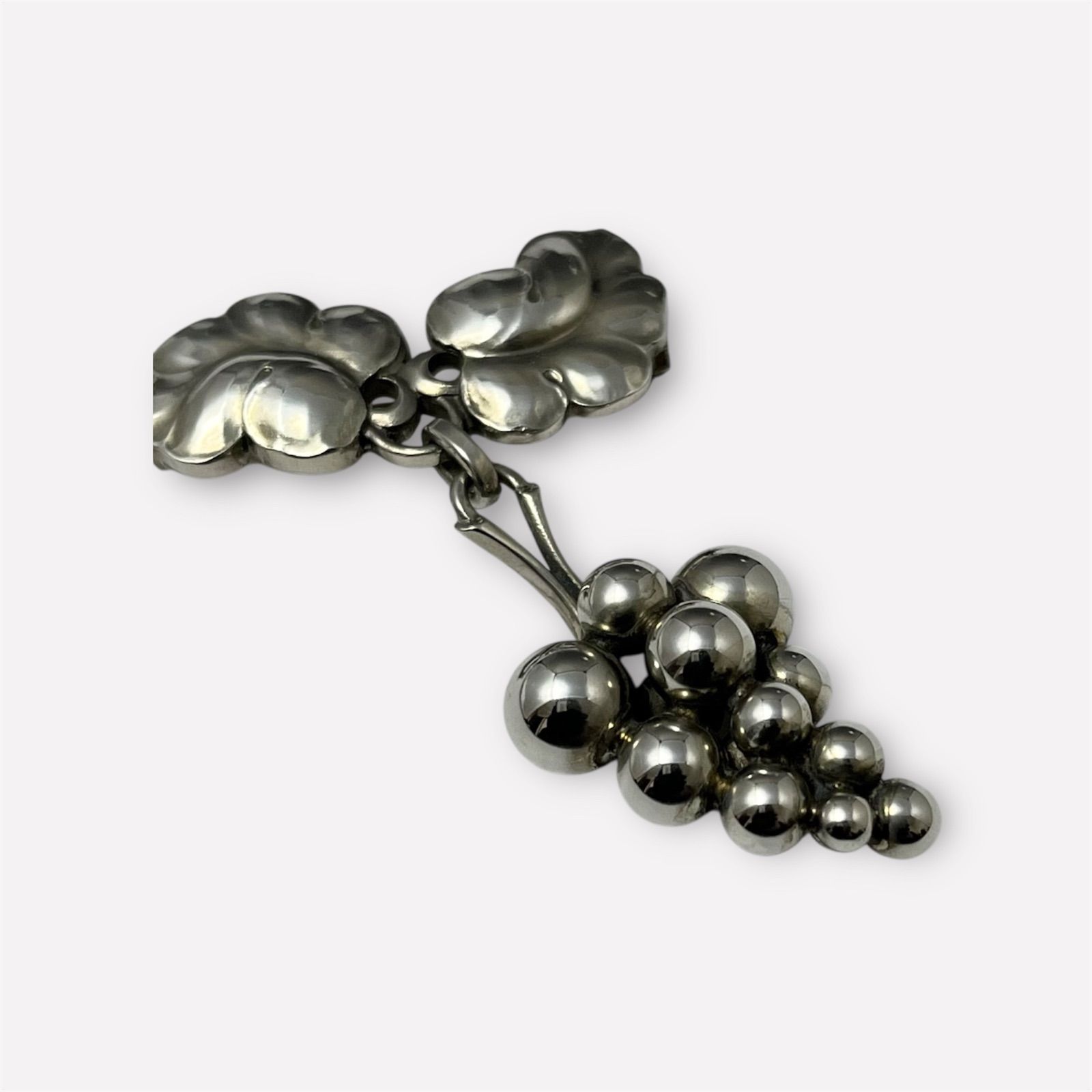 Georg Jensen ジョージジェンセン ブローチ ムーンライトグレープ