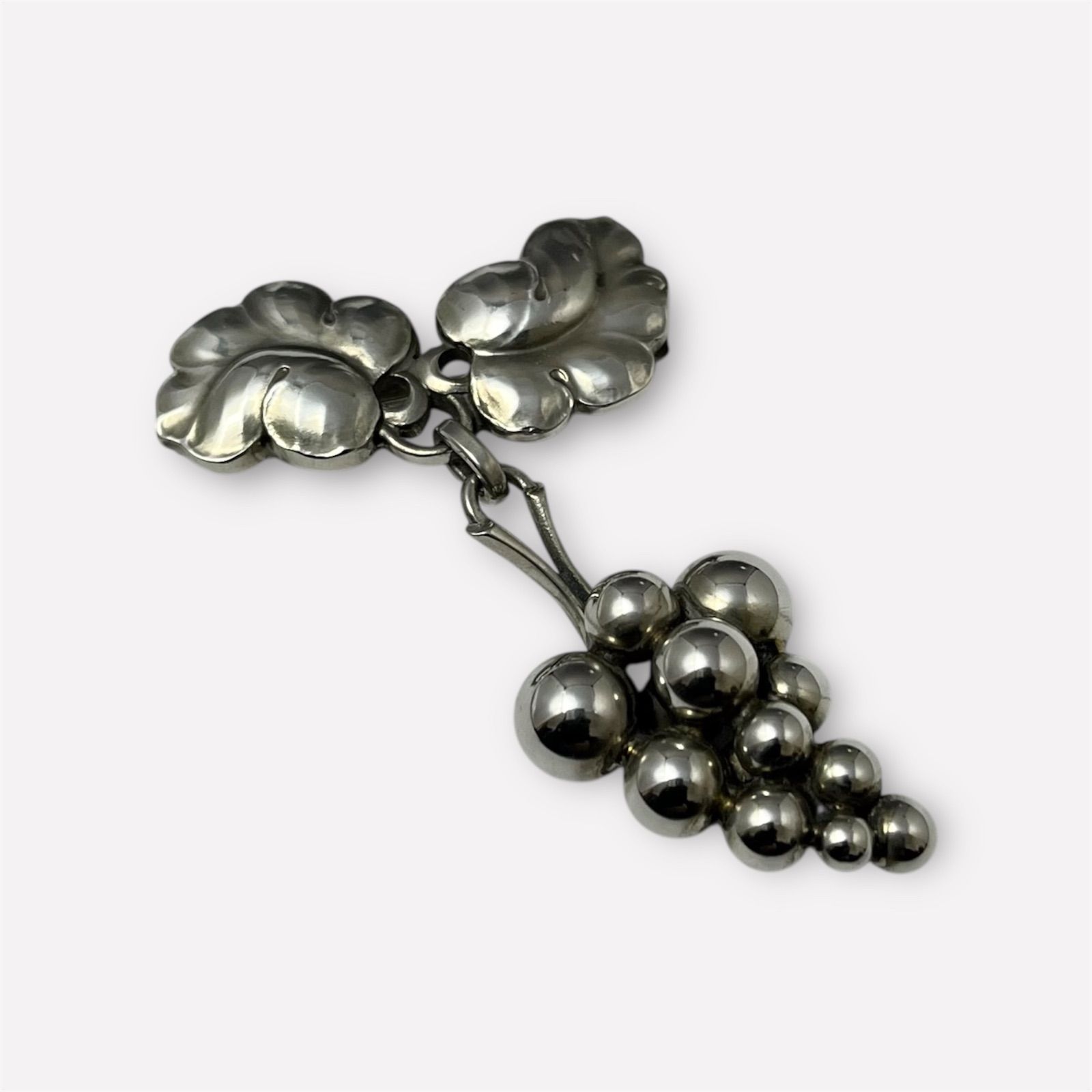 Georg Jensen ジョージジェンセン ブローチ ムーンライトグレープ