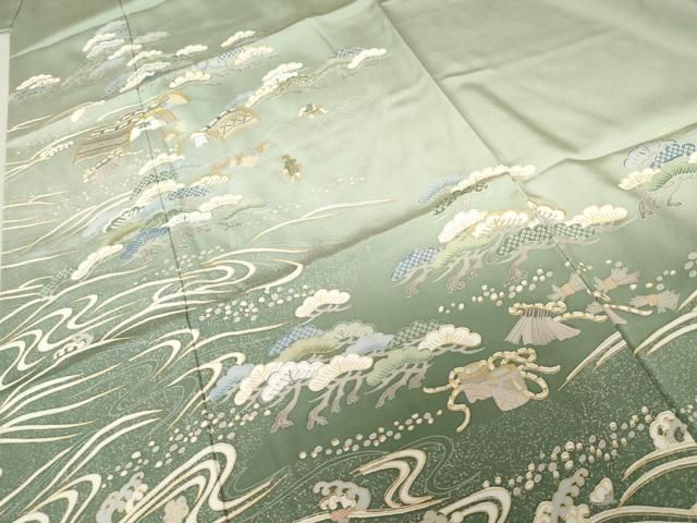 立波人物風景松文