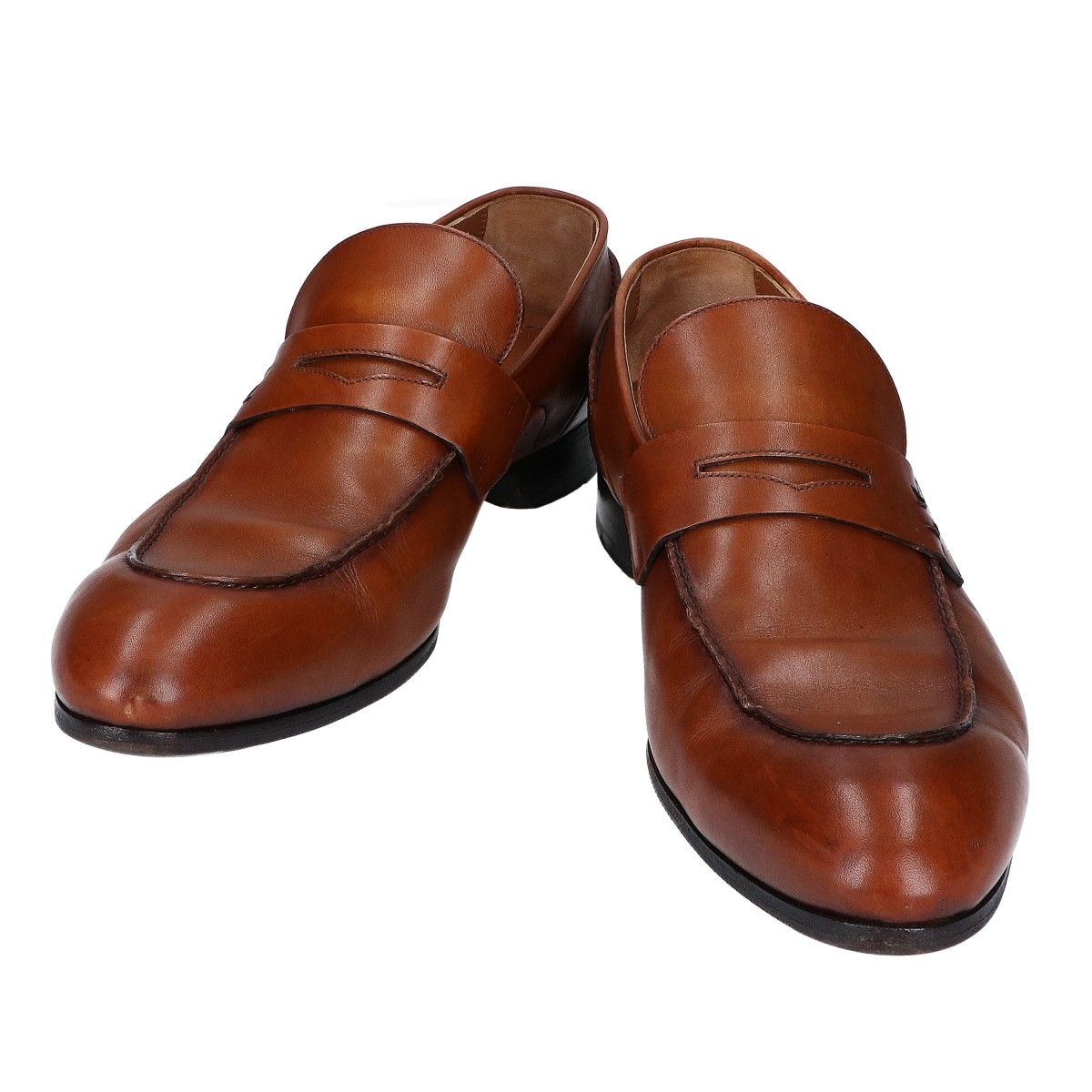 LOUIS VUITTON ルイヴィトン レザー コインローファー/ 7 1/2 - メルカリ