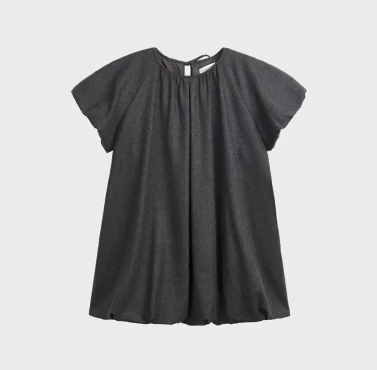 コスモス ボール ミニドレス グレー