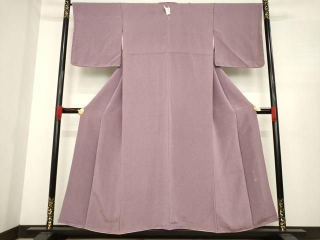 平和屋着物○江戸小紋 作家物 極小鮫小紋柄 鬼しぼ縮緬 正絹 逸品