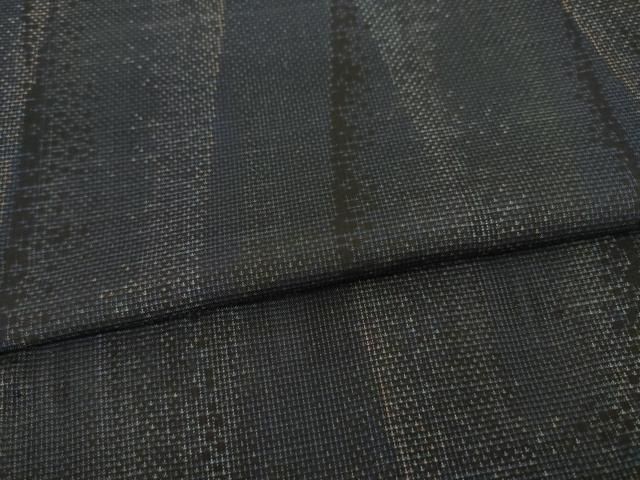  平和屋着物 本場大島紬 カタス7マルキ よろけ縞 正絹 ck 紬 着物