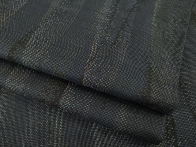 平和屋着物 本場大島紬 カタス7マルキ よろけ縞 正絹 ck