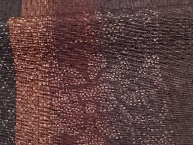 結城紬 短冊花間道