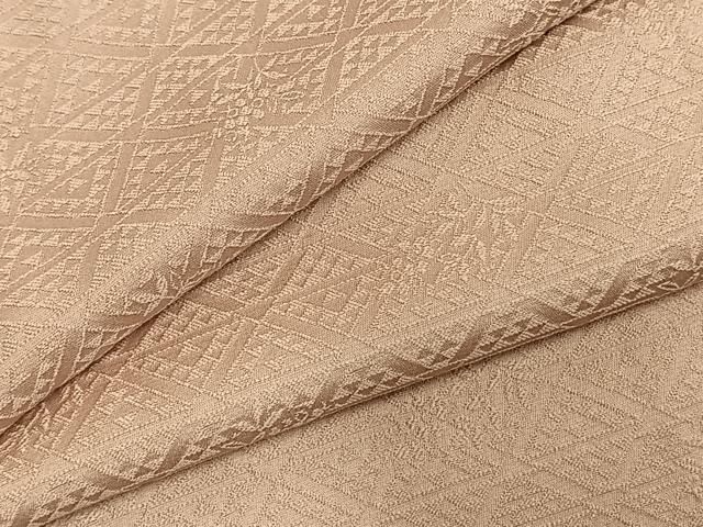  平和屋着物 世界的友禅作家 千地泰弘監修 色無地 珊瑚白箔 紋意匠 洗柿色 健勝苑扱い 正絹 fy 色無地 着物