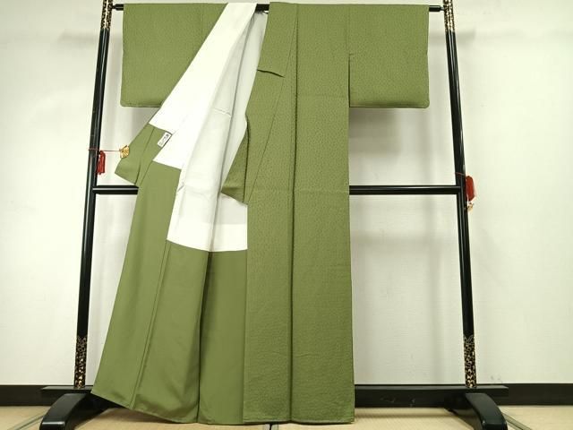 花尽くし地紋 苗色