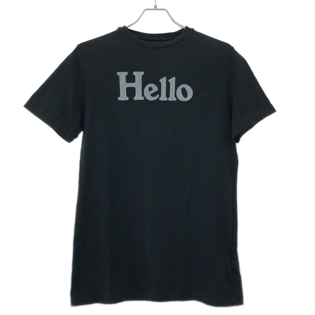 MADISON BLUE マディソンブルー HELLO CREW NECK TEE Tシャツ MB 999 7101 ブラック 01