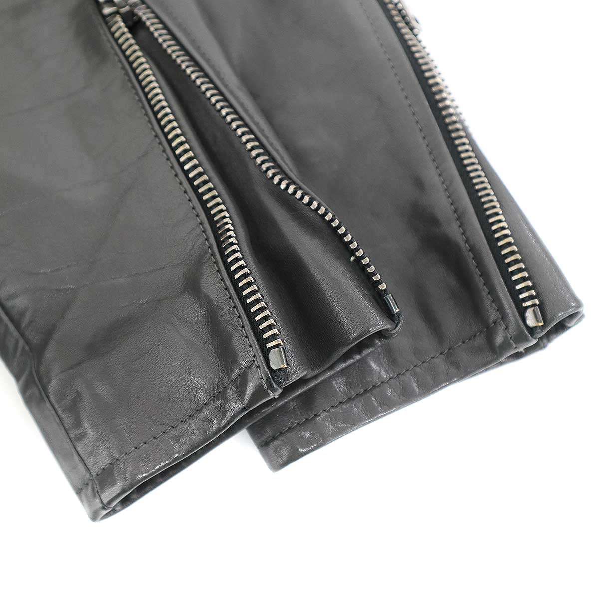 SAINT LAURENT PARIS サンローラン パリ L17 カーフ ダブルレザー