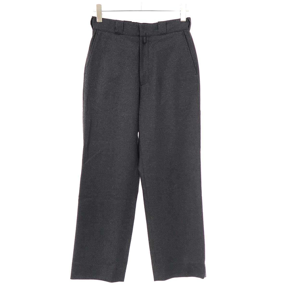 COMOLI コモリ 24AW ウールフラノスラックスパンツ A03-03022