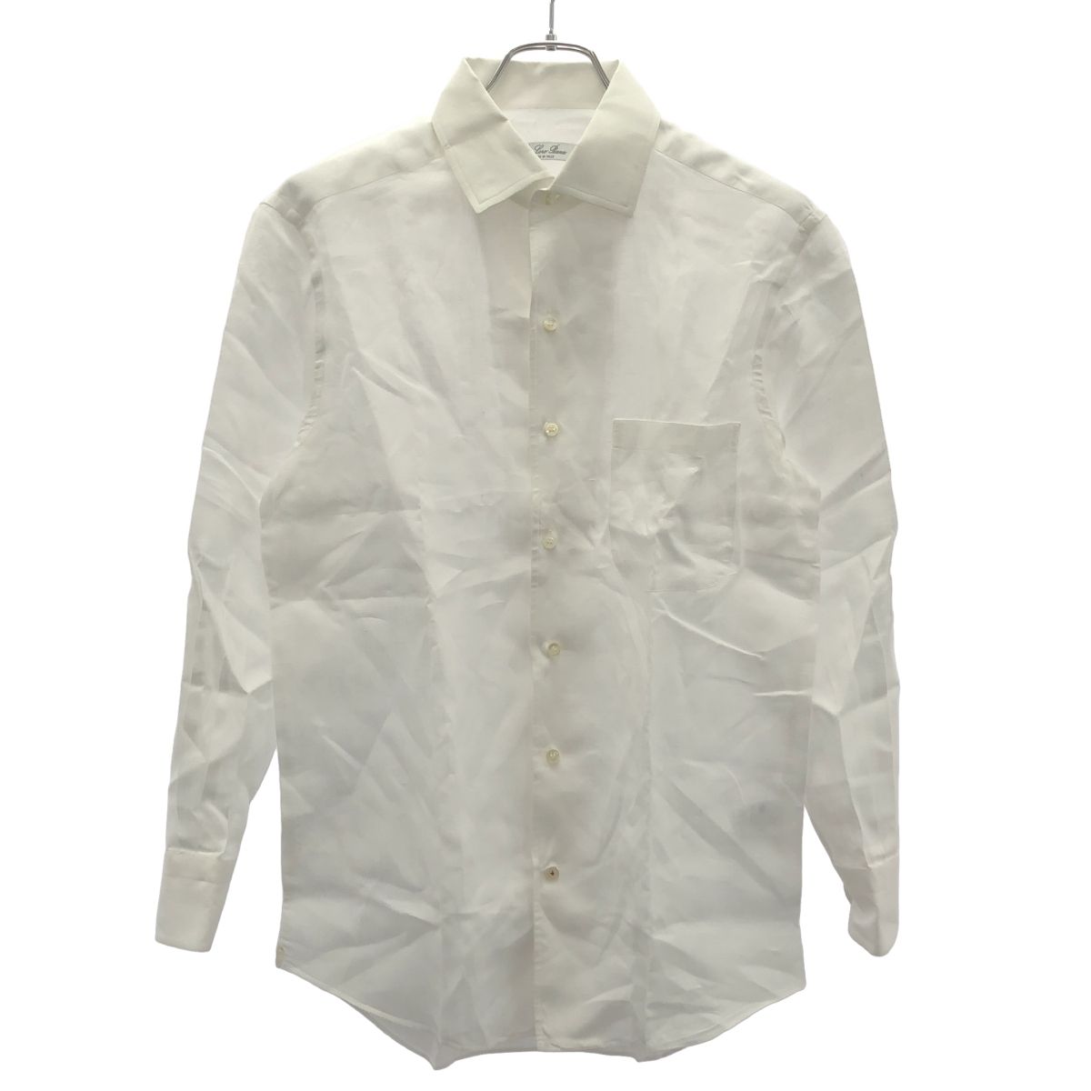 大人気，得価 Loro Piana ロロピアーナ アンドレ リネンシャツ FAM9928 ホワイト XS 長袖シャツ