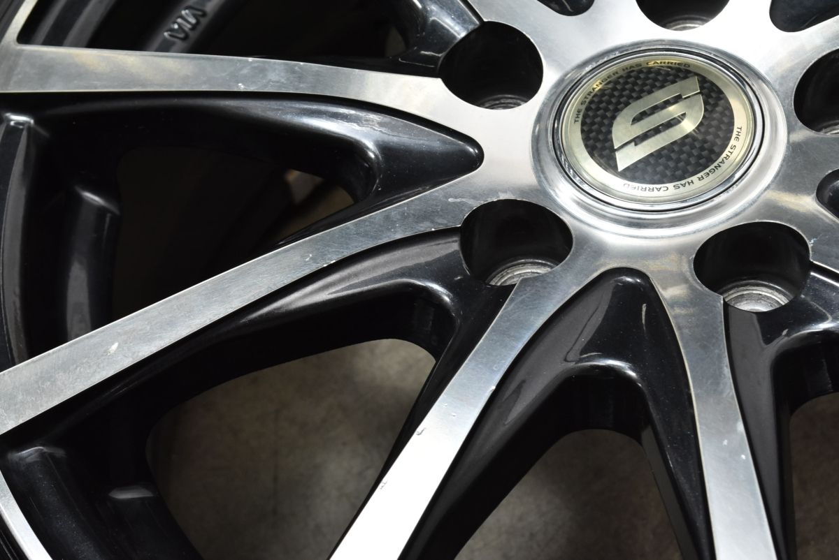  製 バリ溝 ストレンジャー 16 in 6 5 J 48 PCD 114 3 ブリヂストン ブリザック VRX 195 60 R ノア ヴォクシー セレナ 16インチ タイヤ ホイールセット