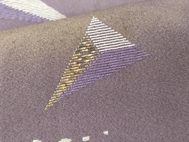 平和屋着物○訪問着 作家物 竹屋町刺繍 幾何学文様 暈し染め 金糸 金彩