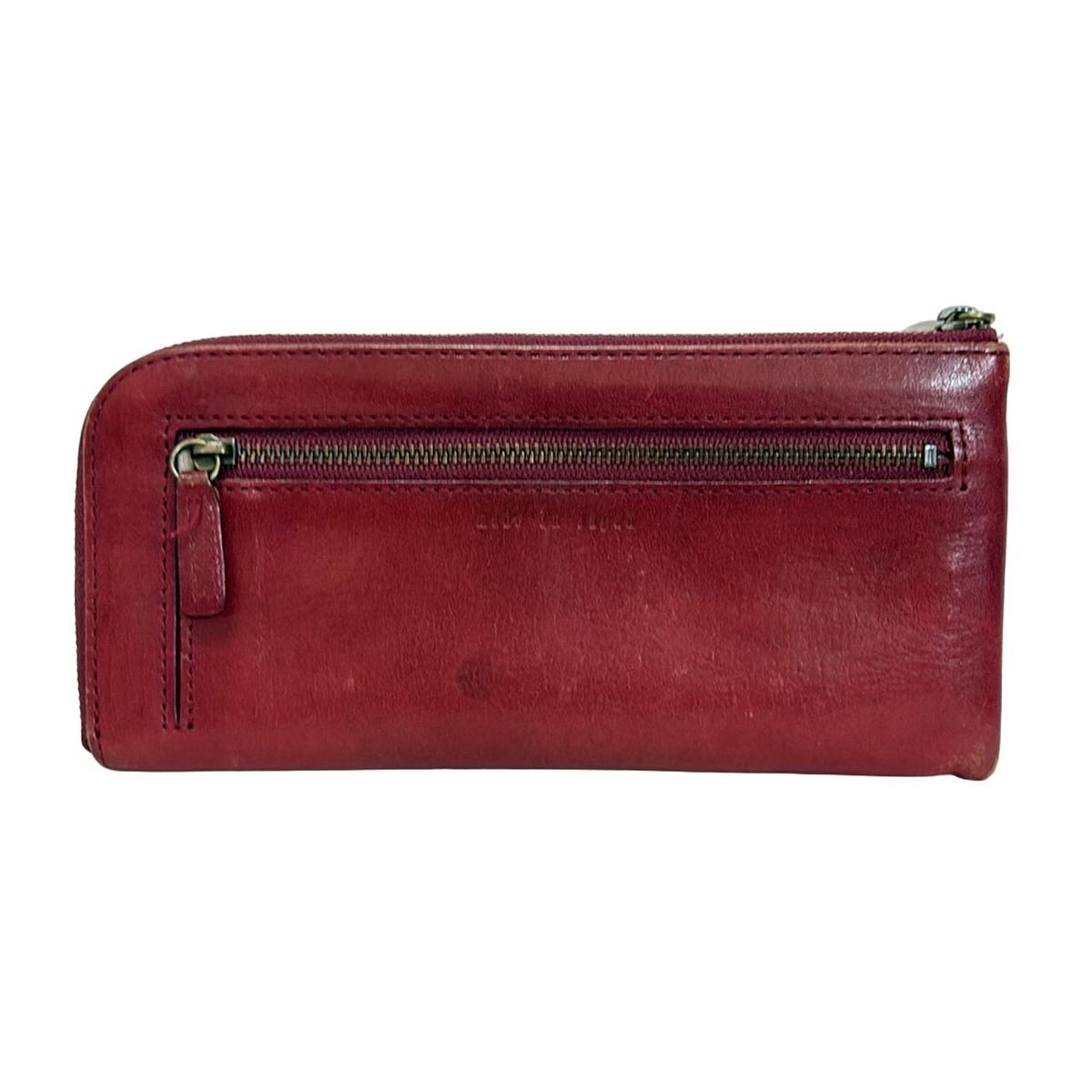 Dakota ダコタ 長財布 - レッド L字ファスナー レザー
