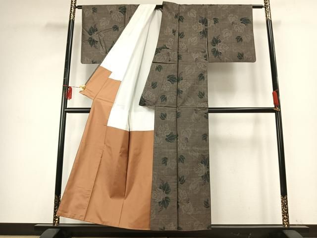 葡萄蔦の葉文 正絹