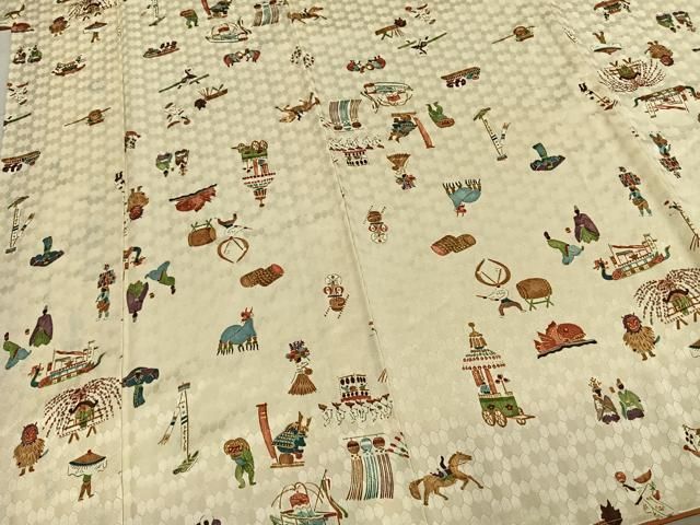 平和屋着物○上質な小紋 祭 金彩 正絹 逸品 AABE1961fy - メルカリ