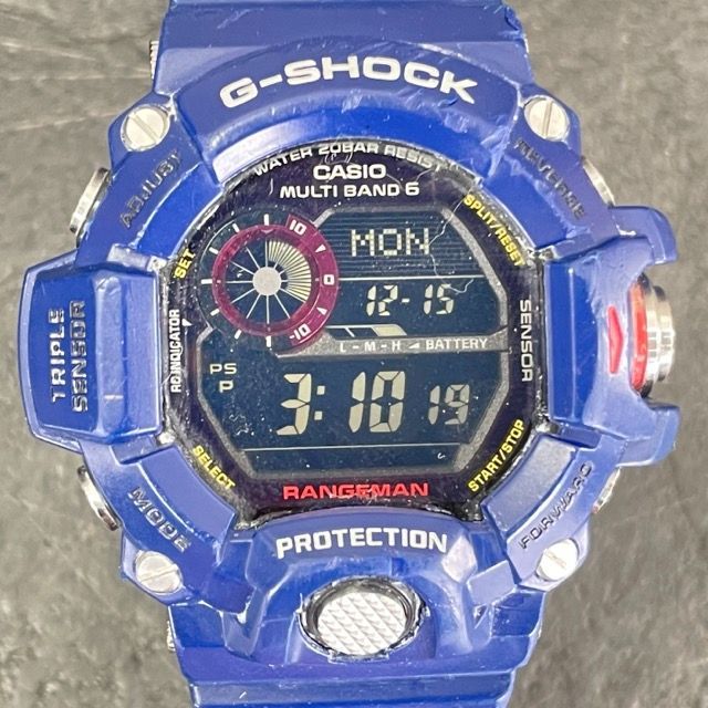 動作保証 CASIO カシオ G-SHOCK RANGEMAN レンジマン GW-9400NV ブルー