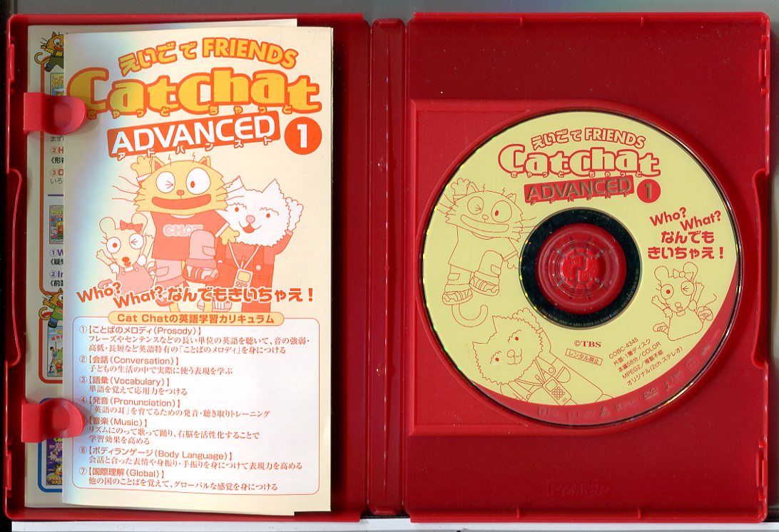CatChat えいごでFRIENDS アドバンスト 1 Who?What?なんでもきいちゃえ