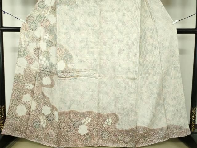 平和屋着物○訪問着 総絞り 霞菊文 正絹 逸品 DABA1561ps - メルカリ