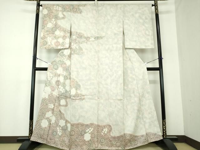 平和屋着物●訪問着　総絞り　霞菊文　正絹　逸品　DABA1561ps 平和屋着物○訪問着 総絞り 霞菊文 正絹 逸品 DABA1561ps - メルカリ