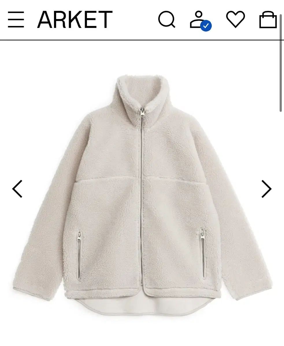 アーケット ハイネック ファイル ジャケット