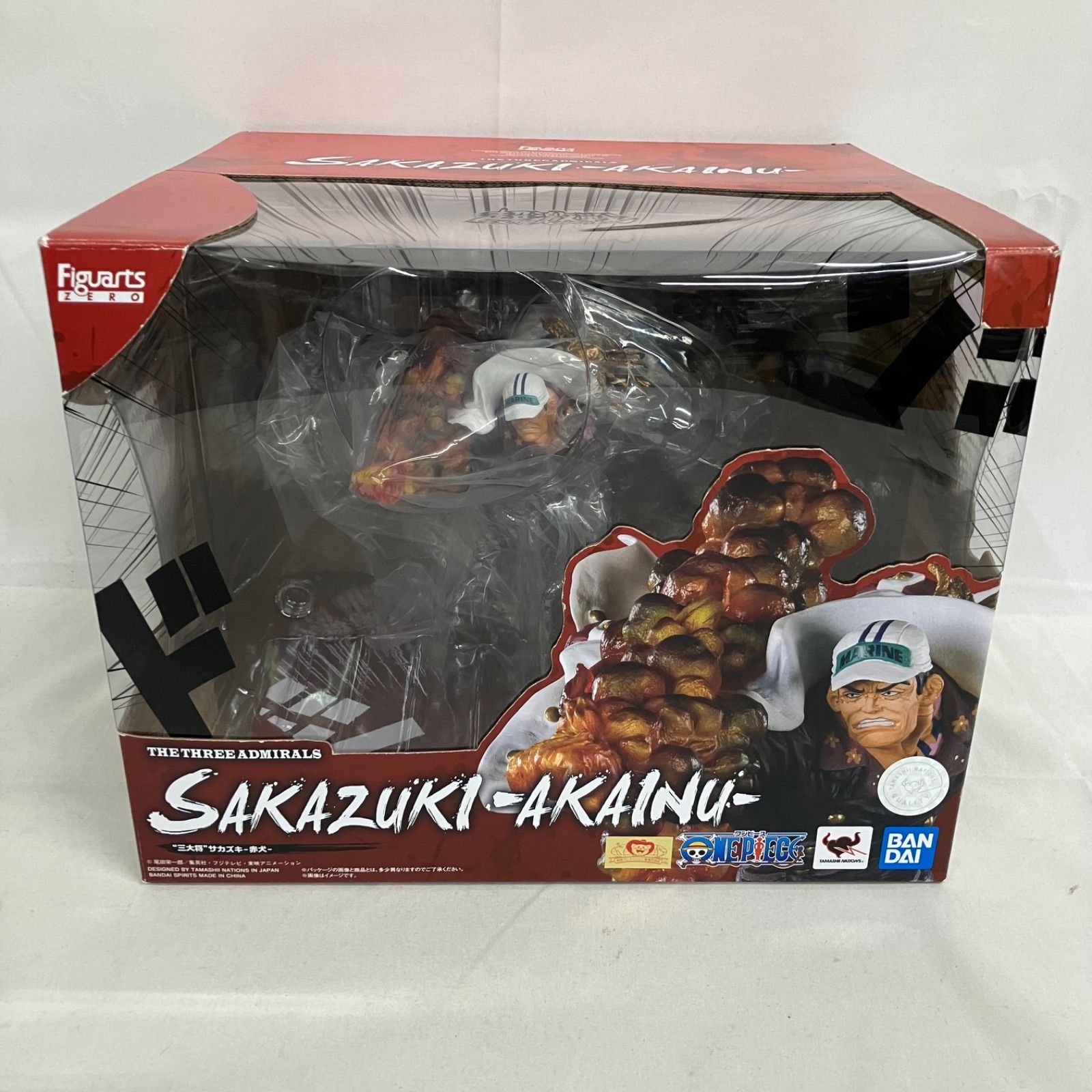 中古 ワンピース Figuarts ZERO 三大将 サカズキ 赤犬 フィギュア 