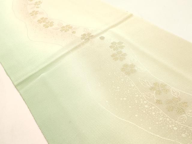 平和屋本店○和装小物 帯締め・帯揚げセット 高麗組 流水花文 暈し染め