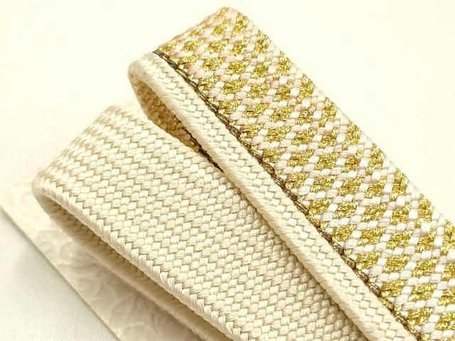 平和屋本店○和装小物 帯締め・帯揚げセット 高麗組 流水花文 暈し染め