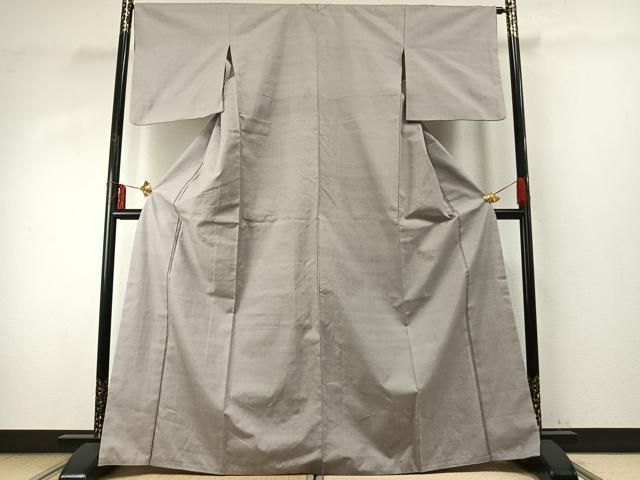 平和屋着物 結城紬 色無地 霞色 ますいわ屋扱い 正絹 fy