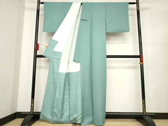 葉尽くし地紋 豆がら茶色