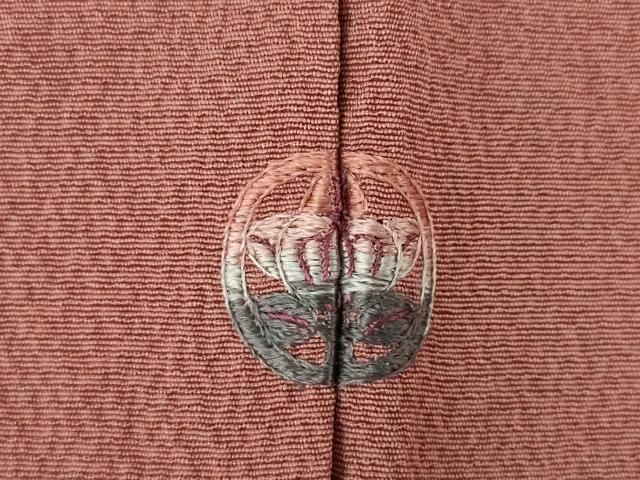 平和屋着物○人間国宝 福田喜重 刺繍 色留袖 葡萄唐草文 暈し染め 金彩