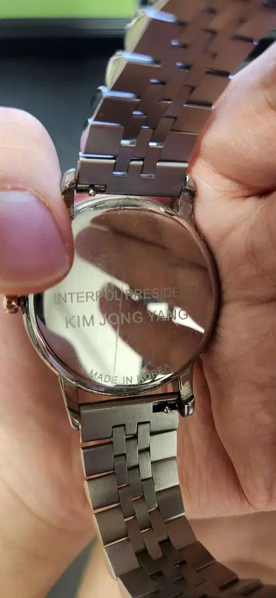 インターポール Interpol メタル 時計