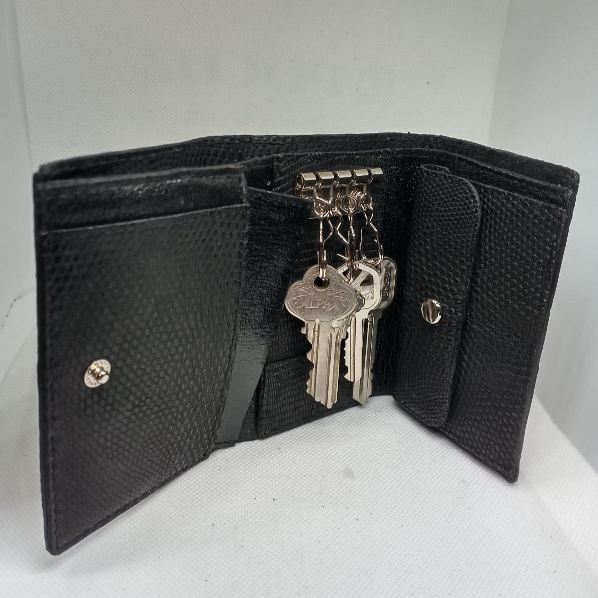  3つ折りコンパクト財布 リザード トカゲ ミニ財布 コンパクト財布 財布 ケース 小物入れ