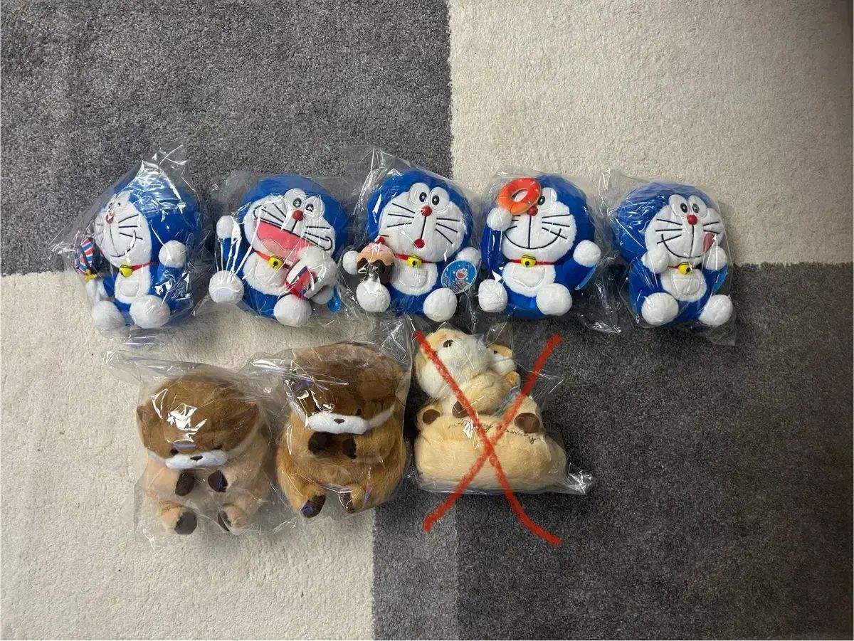 ドラえもん 5種 騙された うそっ子ちゃん 2種 ビニール