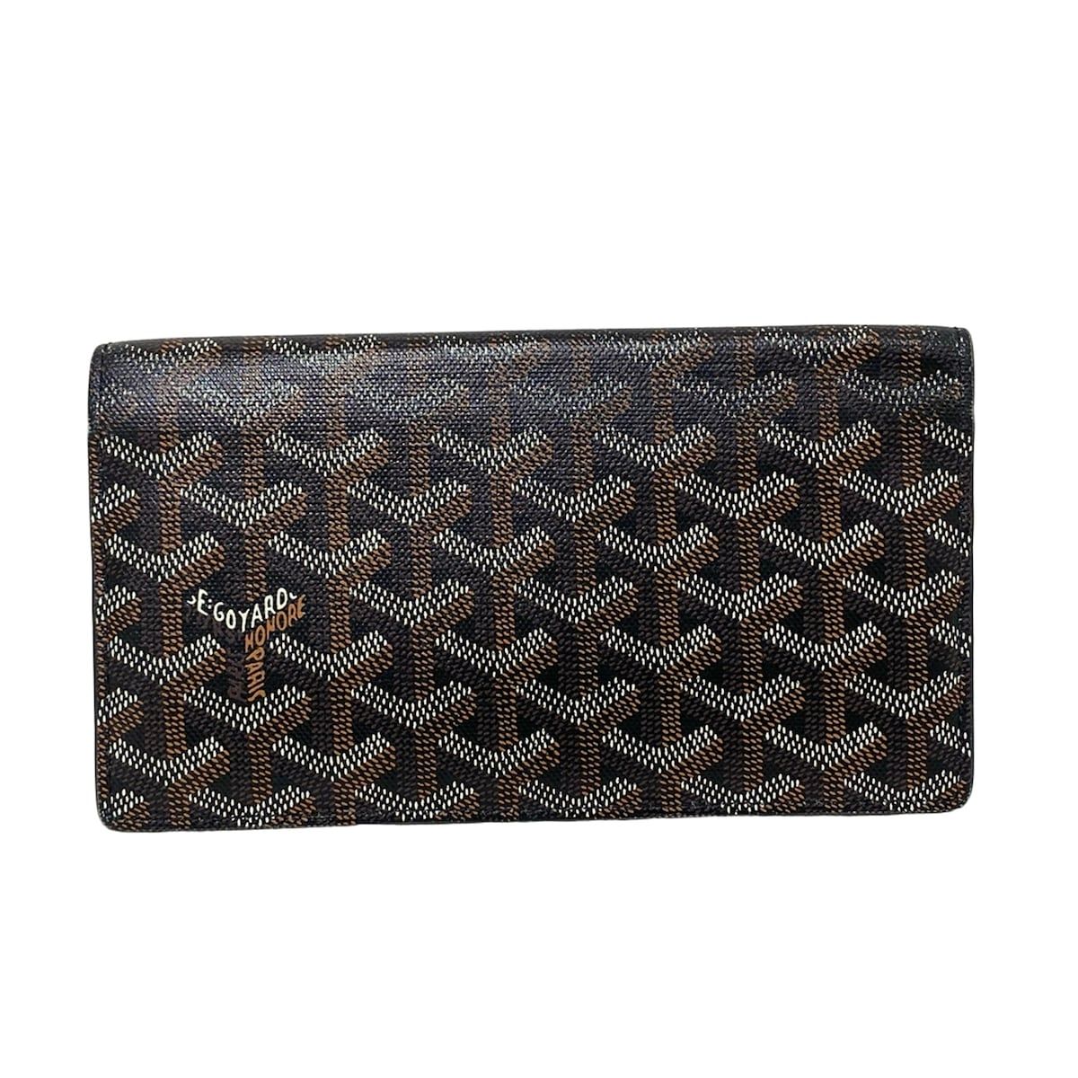 GOYARD ゴヤール 長財布 リシュリュー 黒 ブラウン 白