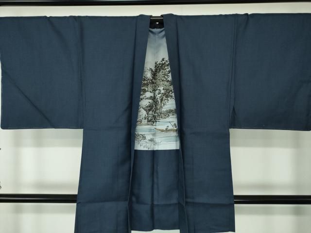 平和屋着物○男性 本場大島紬 アンサンブル・長襦袢(無双仕立て)セット