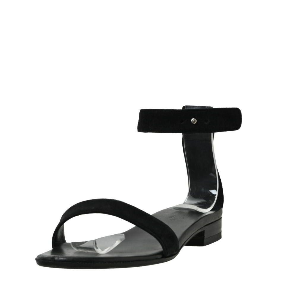 HERMES アンクストラップ スエード サンダル