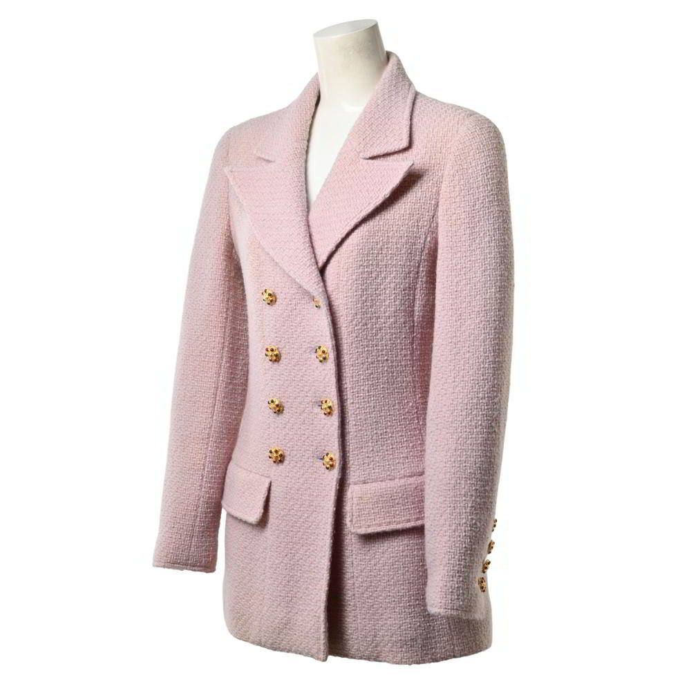 CHANEL 96A ヴィンテージ グリポアボタン ダブル ジャケット - メルカリ