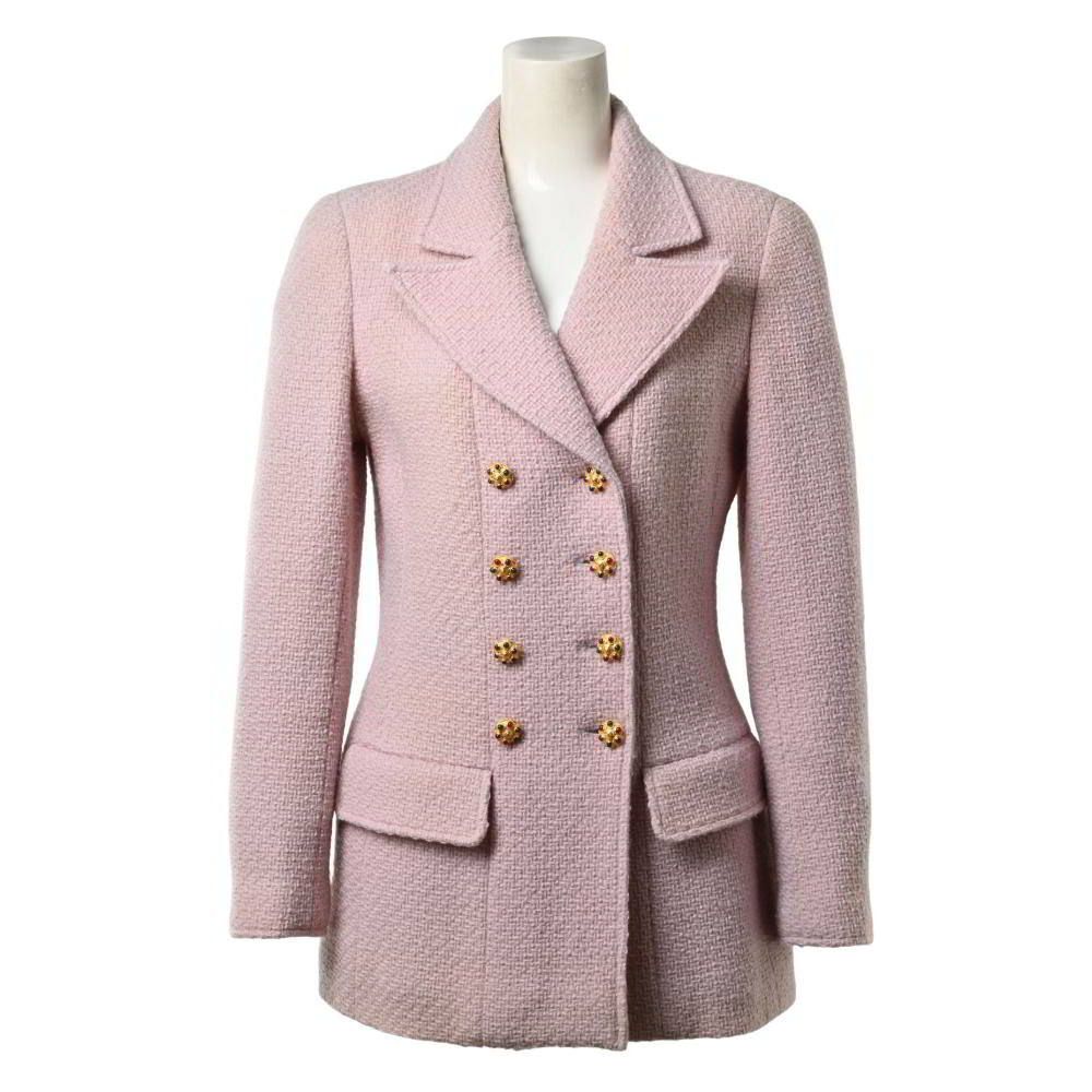 CHANEL 96A ヴィンテージ グリポアボタン ダブル ジャケット - メルカリ