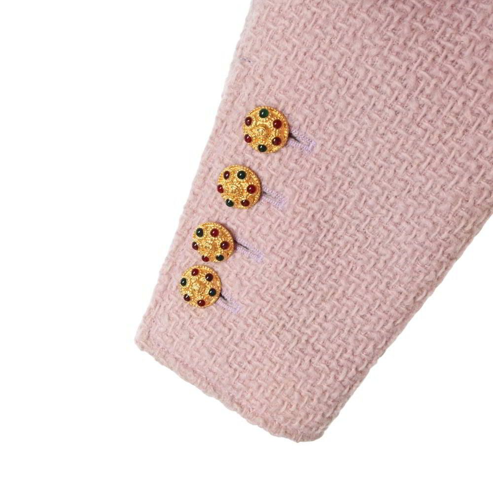 CHANEL 96A ヴィンテージ グリポアボタン ダブル ジャケット - メルカリ