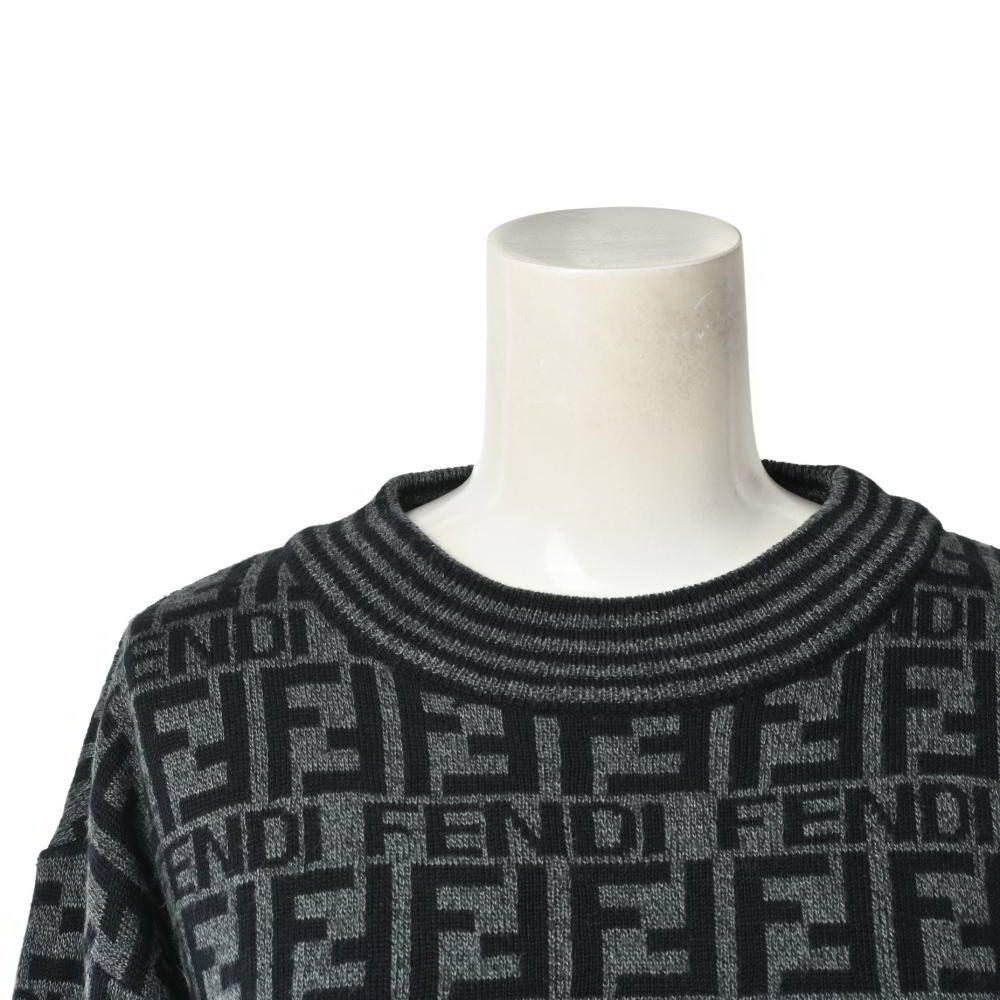 ヴィンテージ★FENDI ズッカ柄 ロゴニットセーター ヴィンテージ♡Fendi ♡ロゴニットセーター ズッカ柄♡ - メルカリ