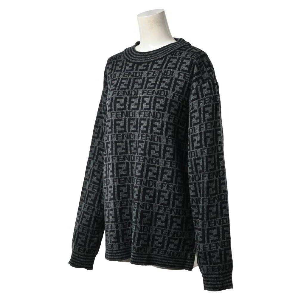 FENDI フェンディ ズッカ柄ニット【80sヴィンテージ】 FENDI フェンディ ズッカ柄ニット【80sヴィンテージ】