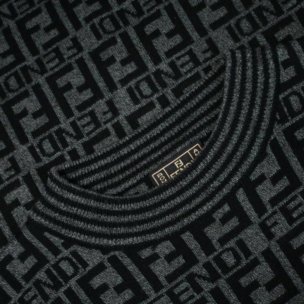 ヴィンテージ★FENDI ズッカ柄 ロゴニットセーター ヴィンテージ♡Fendi ♡ロゴニットセーター ズッカ柄♡ - メルカリ