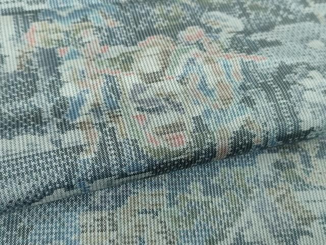 総絣 人物風景文