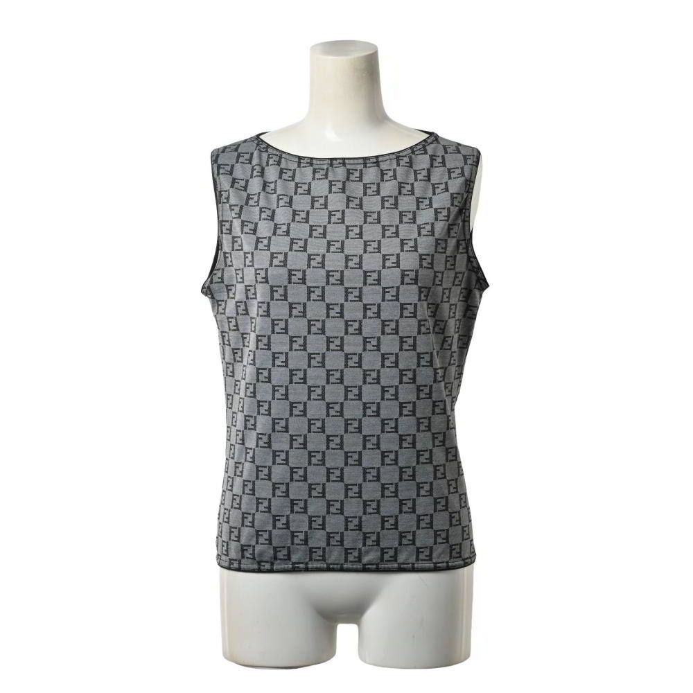 FENDI ヴィンテージ ズッカ柄 ノースリーブ トップス
