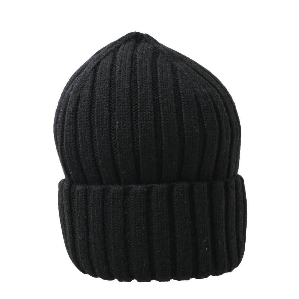 MONCLER BERRETTO ロゴワッペン ニットキャップ ビーニー