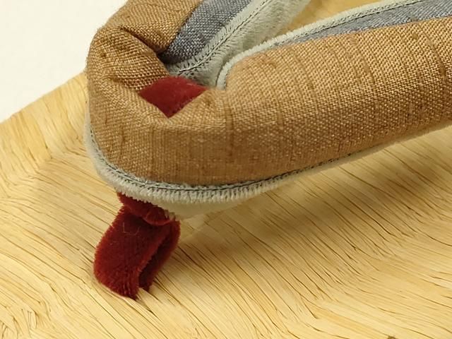 平和屋着物 和装小物 下駄 伊と忠 畳表 鼻緒 紬地 ay