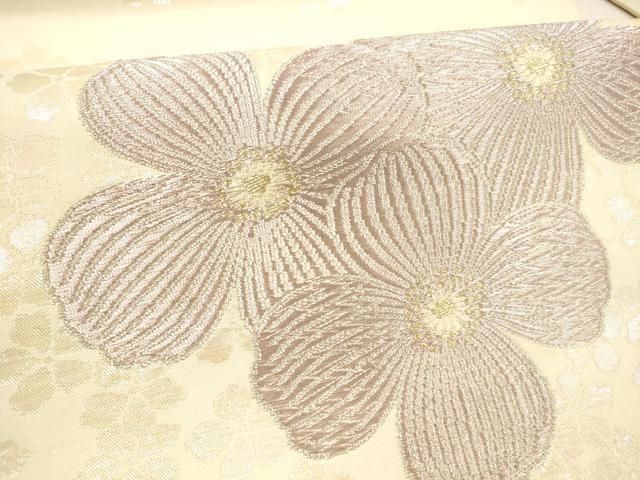  平和屋着物 九寸名古屋帯 舞花文 金銀糸 正絹 cm 名古屋帯 帯