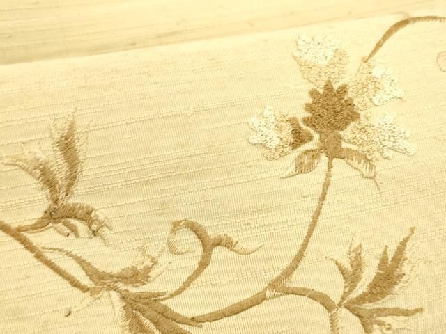 八寸名古屋帯 総刺繍