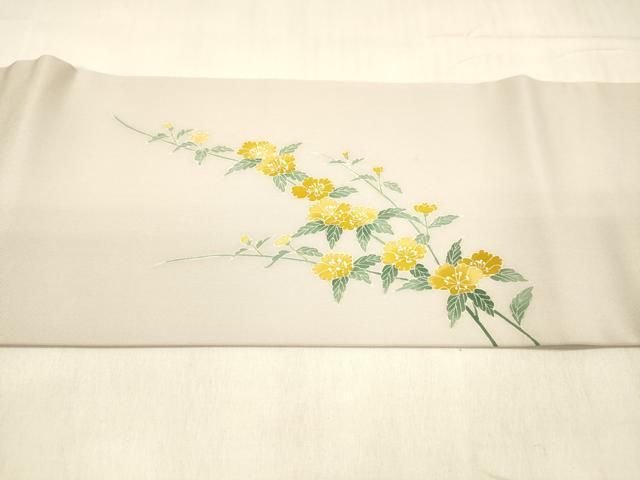  平和屋着物 塩瀬 九寸名古屋帯 友禅 女人枝花文 正絹 cm 名古屋帯 帯